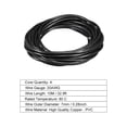 thumbnail image 2 of RVV Alambre Cable Extensión Cable Cobre Alambre Eléctrico Conductor 4 Núcleo 20 AWG 10M/32.8Pies Largo, 2 of 3