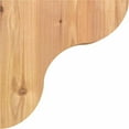 thumbnail image 3 of 5 1/2"W x 10"D x 10"H Carmel Smooth Corbel, Western Red Cedar, 3 of 9