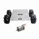 thumbnail image 2 of Chasis de coche omnidireccional 4WD kusrkot DIY con motor 37GB-520 para ruedas Mecanum, 2 of 7