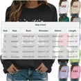 thumbnail image 3 of MaFYtyTPR Women's Long Sleeve Tops Christmas Printed Fashionable Loose Casual Regular Hoodless Pullover Sweatshirt Top Purple L, 3 of 5