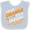 Blue and White, variant on Inktastic I Wear Orange for My Grandma- Multiple Sclerosis Awareness Boys or Girls Baby Bib