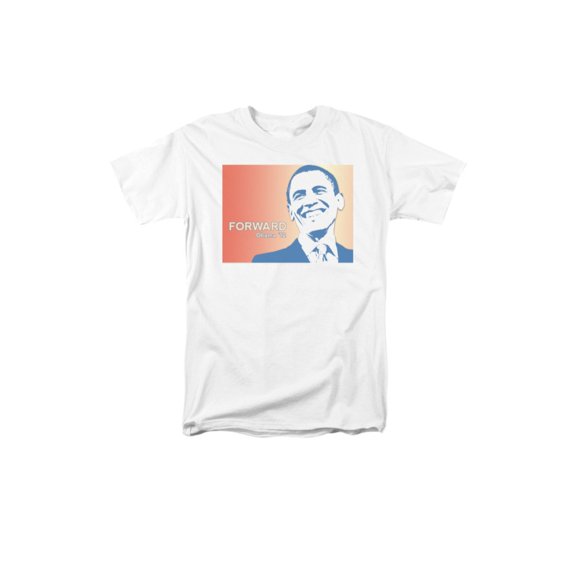 Barack Obama Democrat 2012 Presidential Election Move Forward Adult T-Shirt Tee