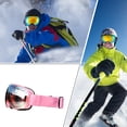 thumbnail image 4 of de Esquí Magnéticas Resistentes Al Arañazos Sin Esquí Marco rosa shamjiam Gafas de snowboard de esquí, 4 of 9