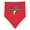 Red and White, variant on Inktastic These Fools Put My Cape on Backwards&reg; Superhero Baby Bandana Bib