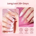 thumbnail image 4 of Kit de gel para uñas Beetles Poly 6 colores Jelly Nude con lámpara, 4 of 9