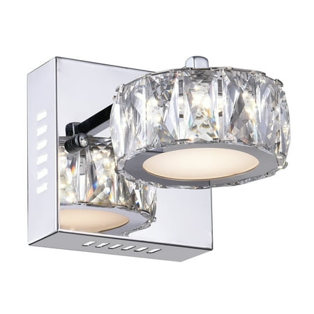 

LED Bathroom Sconce with Chrome finish