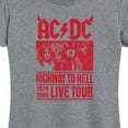 thumbnail image 3 of ACDC - Highway To Hell Poster Style - Women's Short Sleeve Graphic T-Shirt, 3 of 5