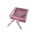 thumbnail image 2 of Caja de regalo con forma de corazón y flores para Valentín, con tapa transparente, creativa, elegante, romántica y rellenable, ideal para regalar Rosa, 2 of 8