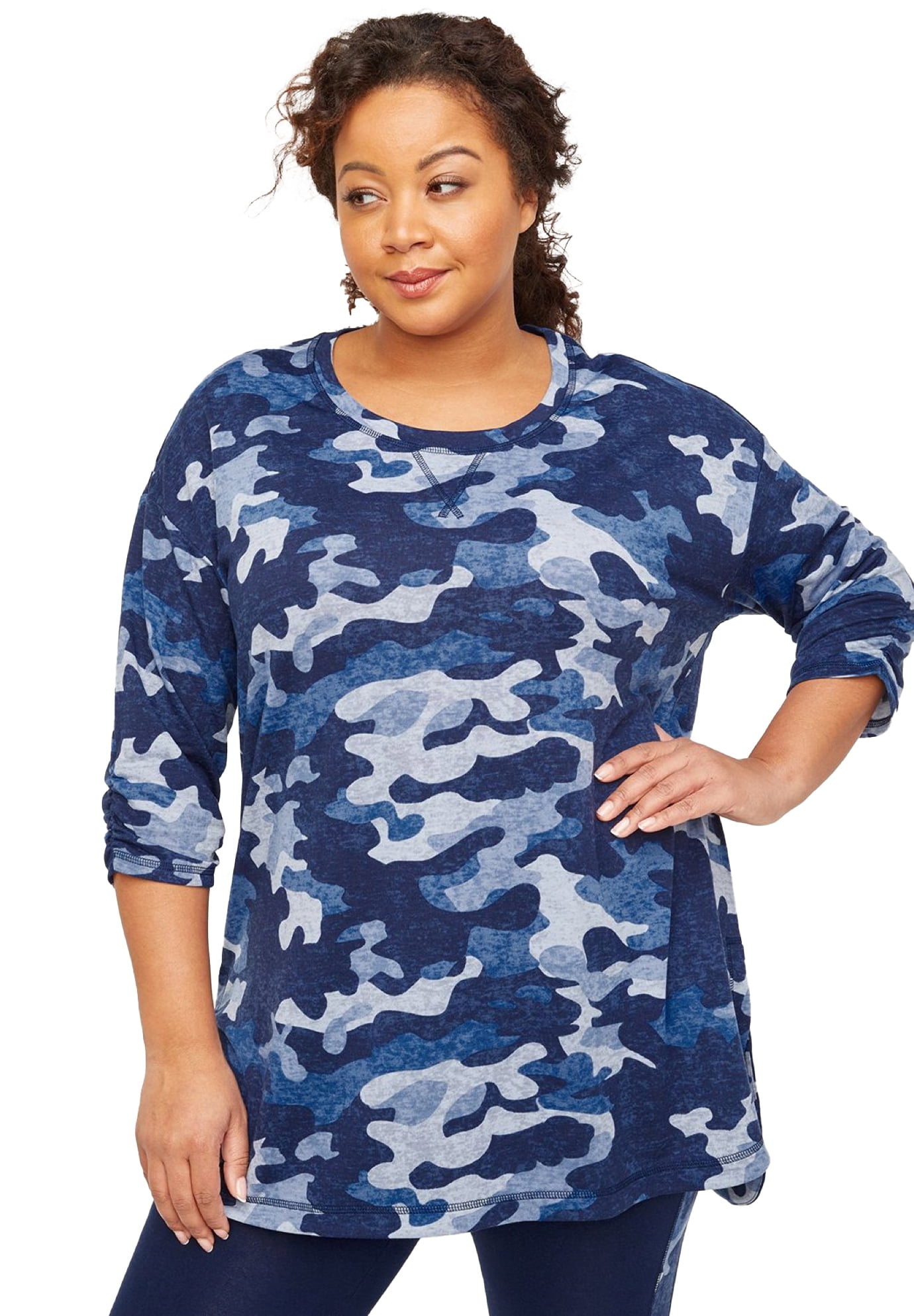 Plus Size Hidden Vista Tunic - Walmart 