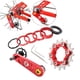thumbnail image 5 of Juego de piñones de cassette de una para bicicleta Sunnimix ajustador de conversión de piñón Tensor de cadena de bicicleta 13T Rojo 16T, 5 of 8