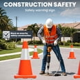 thumbnail image 4 of Traffic Cone, Anti-Slip Foot Pads, Bulk Packaging, Orange Barrier Cone, PVC Road Cone, Sports Facility, Construction Safety, Training Session, 4 of 8