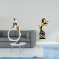 thumbnail image 2 of Estatua de niña,Estatuas de mujeres y niñas,figuritas decorativas elegantes,Escultura de arte abstracto,regalo creativo y moderno para el hogar.,Figura de escritorio,Estantería con estatua, 2 of 8