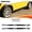 Glossy Black, variant on Side Skirt Extension Trim For Mini Hatch R50 2001-2006