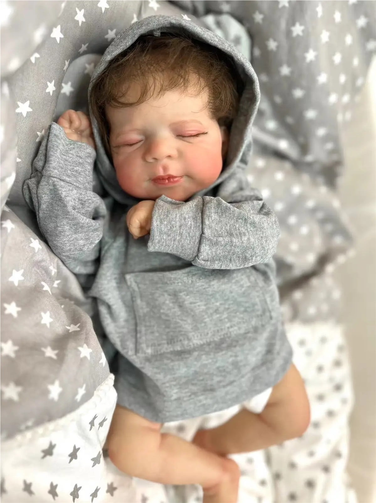 45cm realistic sleeping baby dolls life size silicone baby reborn dolls silicone newborn baby