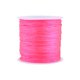 thumbnail image 3 of Cordón de nailon con nudo chino de 100 m x 0,8 mm, hilo de macramé con cola de rata, color rosa brillante, 3 of 5