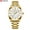 Gold White, variant on Classic Quartz Watch – Full Metal Band and Refined Business Aesthetic