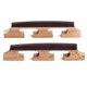thumbnail image 1 of piezas de 6 cuerdas, puente de banjo de palisandro, piezas de instrumentos de cuerda de tres patas para, 1 of 3