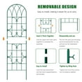 thumbnail image 3 of NAIZEA 4 Pack Garden Trellis, 60" x 16" Iron Wire Plant Support for Vegetables, Flowers, Vines, Roses, Cucumbers, 3 of 10