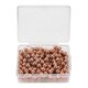 thumbnail image 1 of Pin de mapa Ticfox 200pcs bola redonda plástico chincheta oro rosa, 1 of 14
