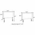 thumbnail image 5 of Serta Lifestyle Solutions Irving Upholstered Full/Queen Headboard, 32"H x 63"W x 4"D, Linen, 5 of 8