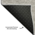 thumbnail image 3 of Addison Rugs Mayfield Washable Transitional Modern Taupe Rectangle Rug, 9' x 12', 3 of 6