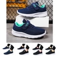 thumbnail image 2 of Girls Sneakers Size 10,Little Big Kids Boys Girls Running Sneakers Easy On Off Lightweight Breathable Mesh Non Slip Footwear for School Sports Outings, 2 of 10