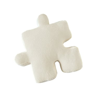 Zmeidao Puzzle Shaped Plush Pillow Decorative Throw Pillow Floor Seat Chair Pad for Sofa and Bed