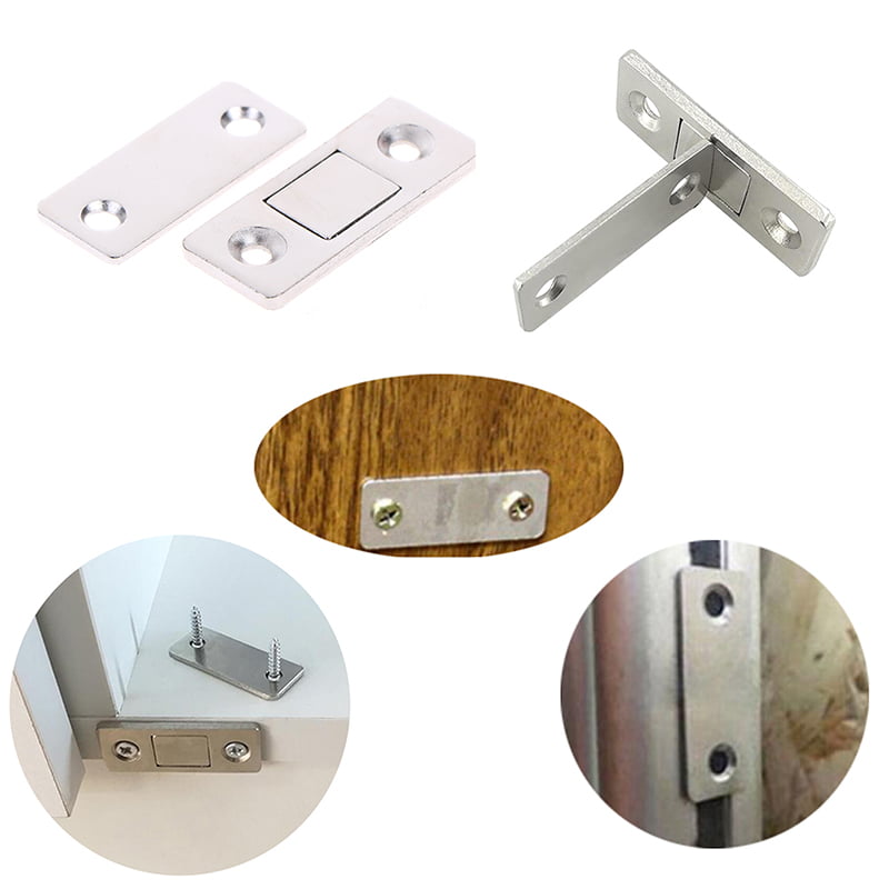 2pcs`Magnetic Door Closer Catches Strong Magnet Catch Latch for Cabinet CupbO.SL 