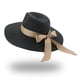thumbnail image 4 of Sombrero con forma de cubo para mujer, sombreros Hst de verano para mujeres, cinta, banda, lazo, ala grande, 11cm, sombrero de playa de lujo, sombrero de protección solar, nuevas Gorras, 4 of 5