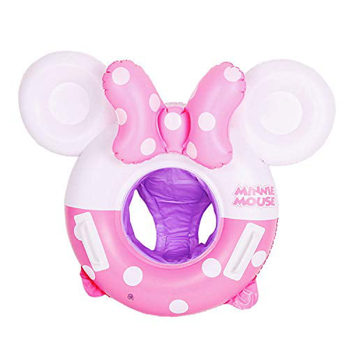 Mickey Mouse Swimming Inflatable Float Boat Swim Seat Ring Tube Ride On Baby Kid 