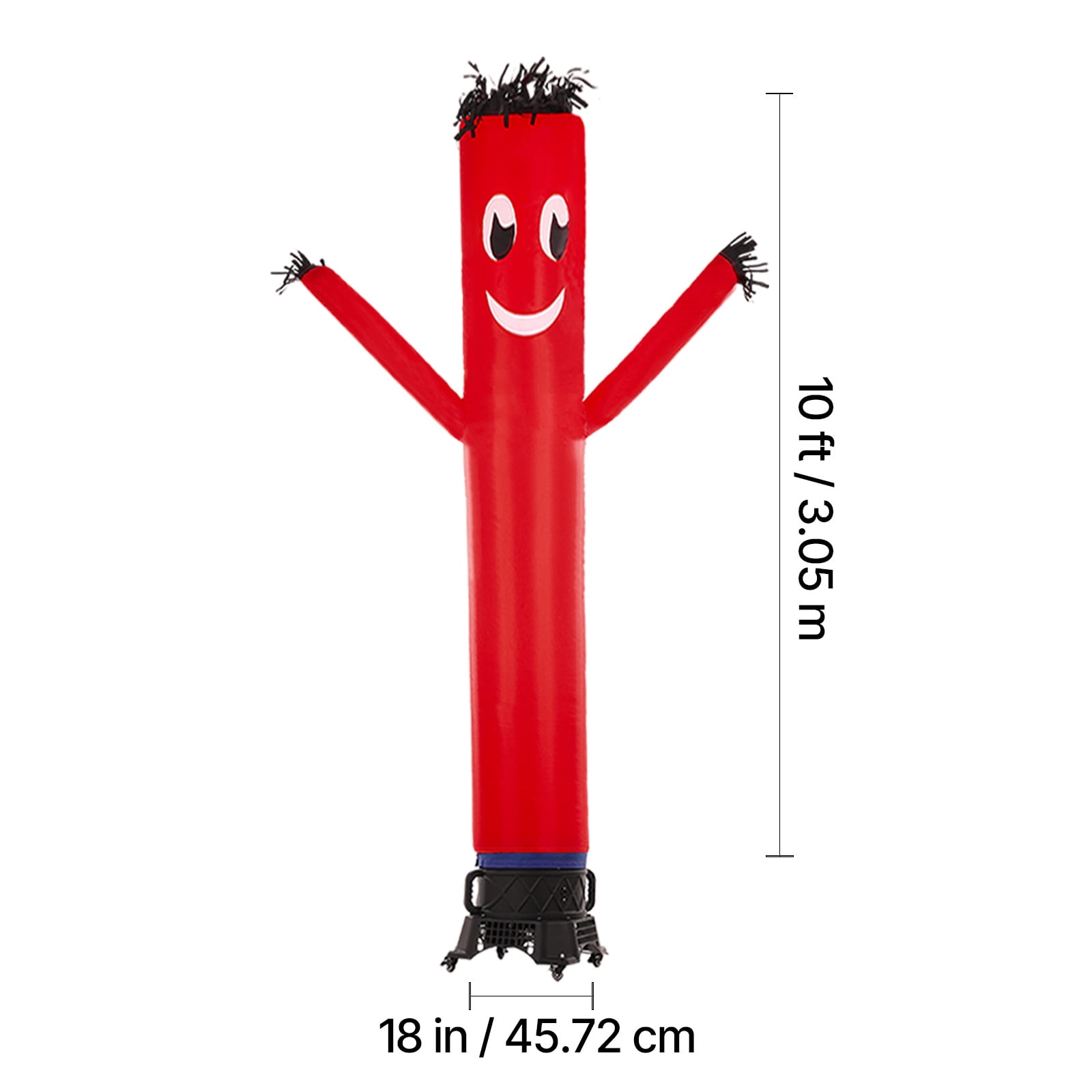 KFFKFF Air Inflatable Performers Kit, 10 ft Tall, Unique Inflatable Dance Character with 9/10 HP Fan, PP Enclosure IPX3 Water-Proof Blower, Perfect for Outdoor Business Shop Event Advertising