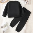 thumbnail image 5 of NOLDARES 2 Piece Toddler Baby Boy Outfits Fall Winter Clothes Long Sleeve Color Block Sweatshirt Tops and Joggers Pants Set Clothing(Black,9-10 Y), 5 of 8
