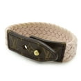 thumbnail image 1 of Pre-Owned LOUIS VUITTON Tresse Bracelet Bangle Leather Pink M92974, 1 of 9
