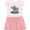 Pink With Stripes, variant on Inktastic Autism Support Elephants Gift Toddler Girl Dress