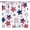 Usa Flag-1, variant on Vintage Bohemian Curtains, Indian Bohemian Mandala Colorful Pattern Blackout Thermal Curtains, Bedroom Living Room Curtains, 2 Panel Set, 63x63 in.