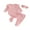 Pink, variant on Newborn Baby Girl Clothes Long Sleeve Romper + Bow Pants + Headband Set 3Pcs Infant Girl Fall Winter Outfits
