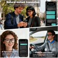 thumbnail image 3 of Gafas de traducción Bluetooth inalámbricas inteligentes MNVOEQ AI, 3 of 9