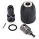 thumbnail image 2 of Mandril de taladro autoajustable, autoblocante, sin llave, para llave de impacto eléctrica, con rosca 20UNF de 1/2 pulg., 2 of 14