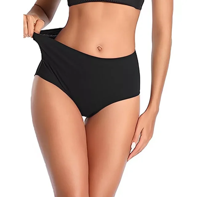 Pantaletas De Seda Hielo Sin Costura Para Mujer, 6 Piezas