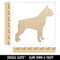 thumbnail image 2 of Boston Terrier Dog Solid Wood Shape Unfinished Piece Cutout Craft DIY Projects - 6.25 Inch Size - 1/4 Inch Thick, 2 of 7