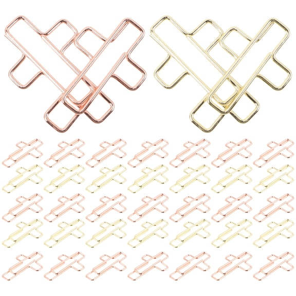 MLINS 100 Pcs Office Paper Clips Lovely File Paperclip Small Miss