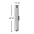 thumbnail image 5 of One Light Outdoor Large Wall Mount in Modern Style 4.75 inches Wide By 28 inches High-Bronze Finish Bailey Street Home 81-Bel-2332986, 5 of 10