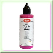 TractionMax Pink Fabric Paint - Non-Slip Socks, Bath Mats & More! Latex-Free, Water-Based, Washable - Enhance Safety on All Surfaces!