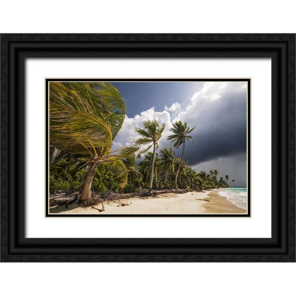 Wrobel, Karsten 14x11 Black Ornate Wood Framed with Double Matting Museum Art Print Titled - Thunderstorm