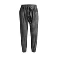 thumbnail image 5 of UKHCCC Women's Cotton Linen Joggers for Women Striped Pants with Pockets Elastic Waist Casual Drawstring Trousers Loose Fit Summer Beach S-2XL, 5 of 8