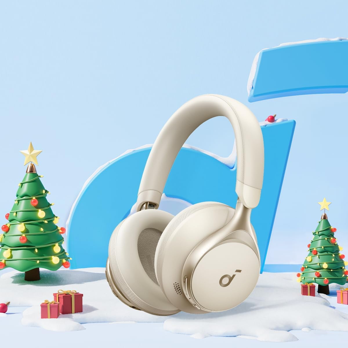Soundcore by Anker, Space One, Active Noise Cancelling Headphones, 2X Stronger Voice Reduction
