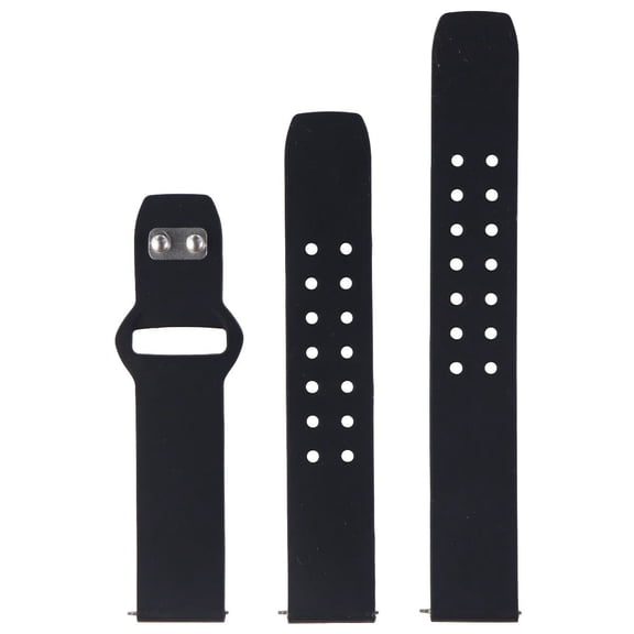 Open Box Affinity 20mm Silicone Band for Smartwatches, Watches & Tracking Devices - Black