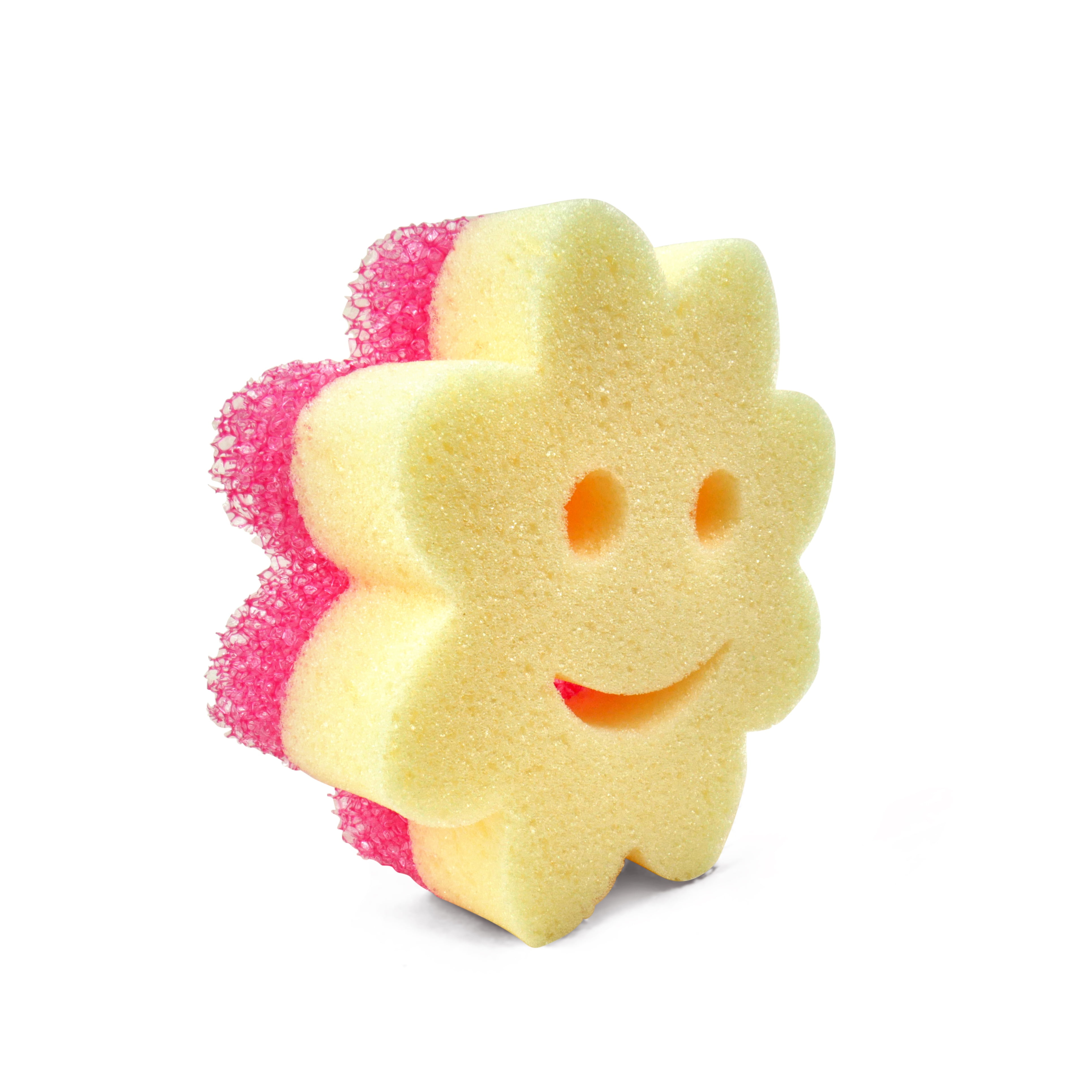 Scrub Daddy Scrub Mommy Power Flower Non-Scratch Cleaning Sponge