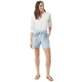 thumbnail image 2 of Gloria Vanderbilt Women's High Rise Belted Weekend Shorts, 6" Inseam, 2 of 5