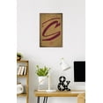 thumbnail image 2 of NBA Cleveland Cavaliers - Logo 25 Wall Poster, 14.725" x 22.375" Framed, 2 of 5